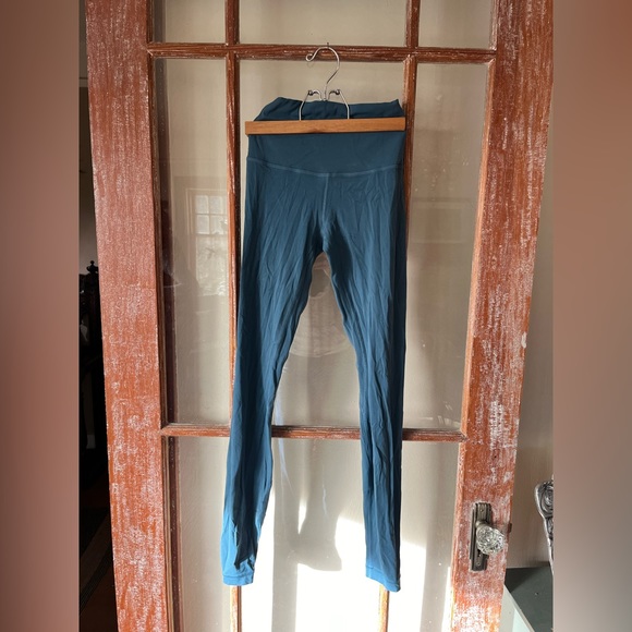 Lululemon Align Leggings Petrol Blue - Picture 2 of 4